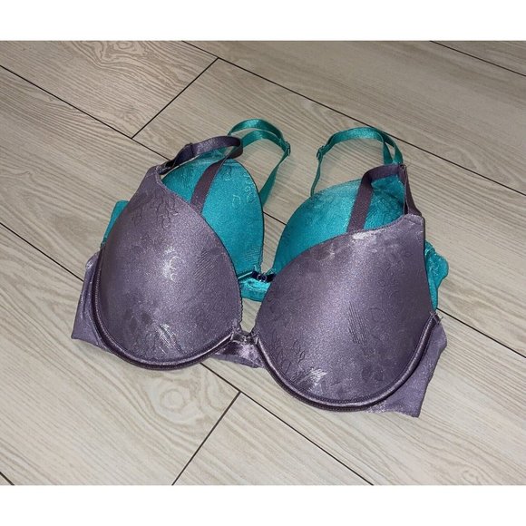 Lily of France Other - Lot 2 Lily of France 2131101 Extreme Ego Boost Push Up Bras Padded UW Womens 34C